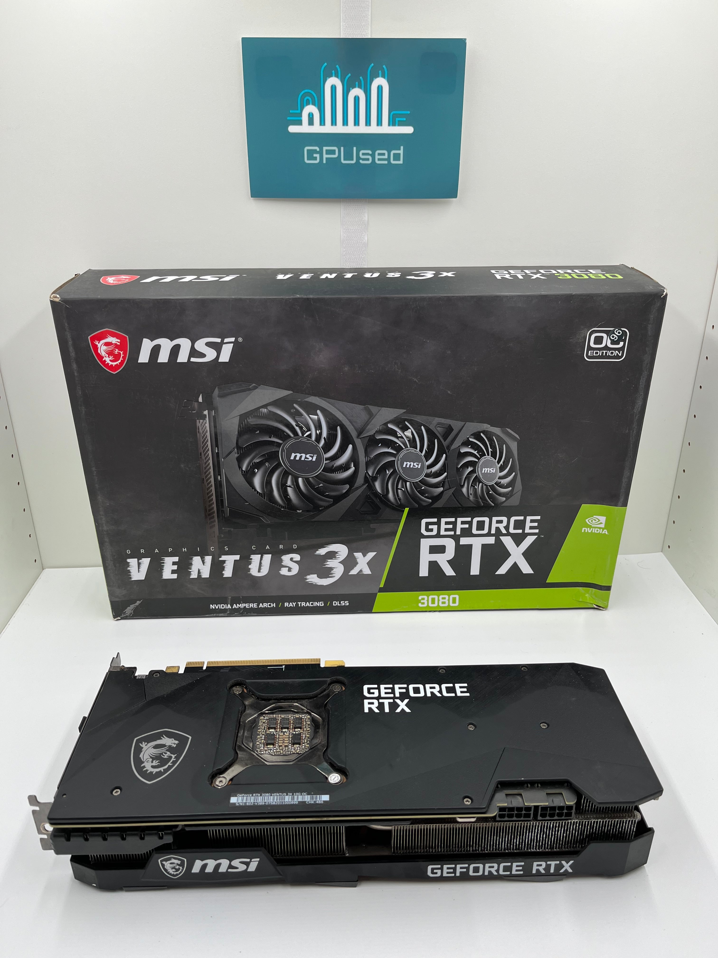 MSI Nvidia GeForce RTX 3080 Ventus 3X 10GB GDDR6X - A - 10% Off (Was £319.99)