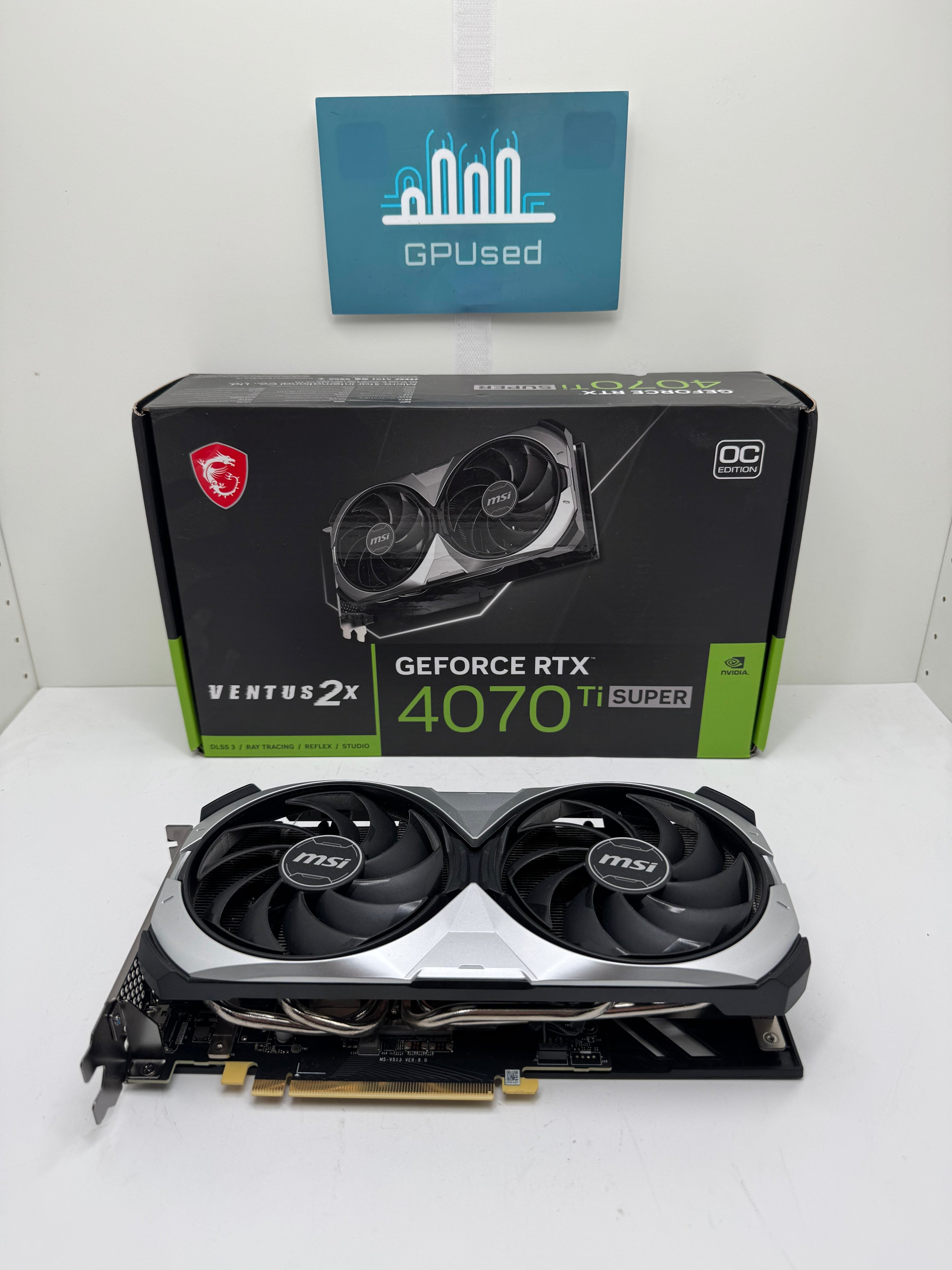 MSI Nvidia GeForce RTX 4070 Ti Super Ventus 2X 16GB GDDR6X - A