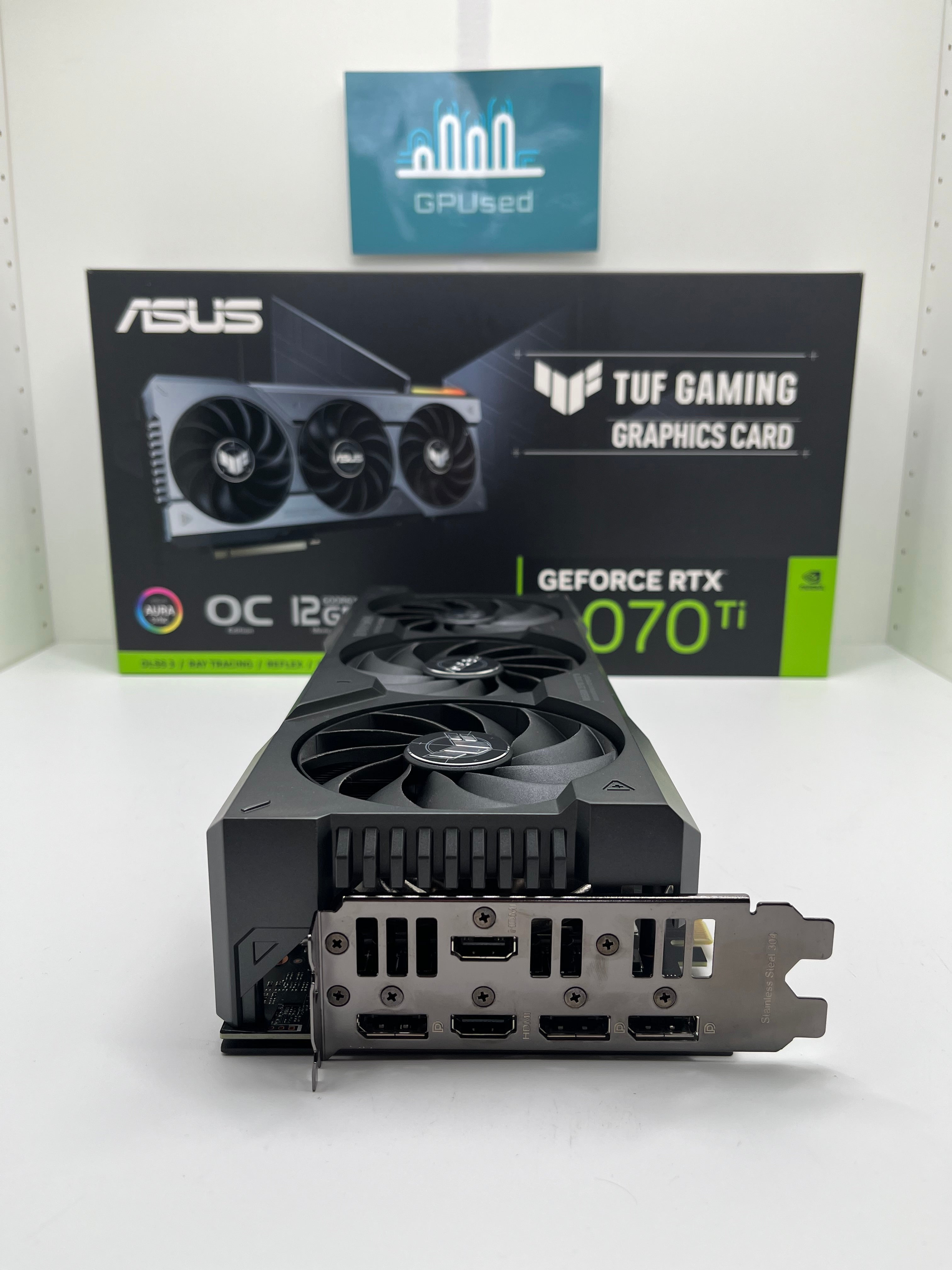 ASUS Nvidia GeForce RTX 4070 Ti Tuf 12GB GDDR6X - A