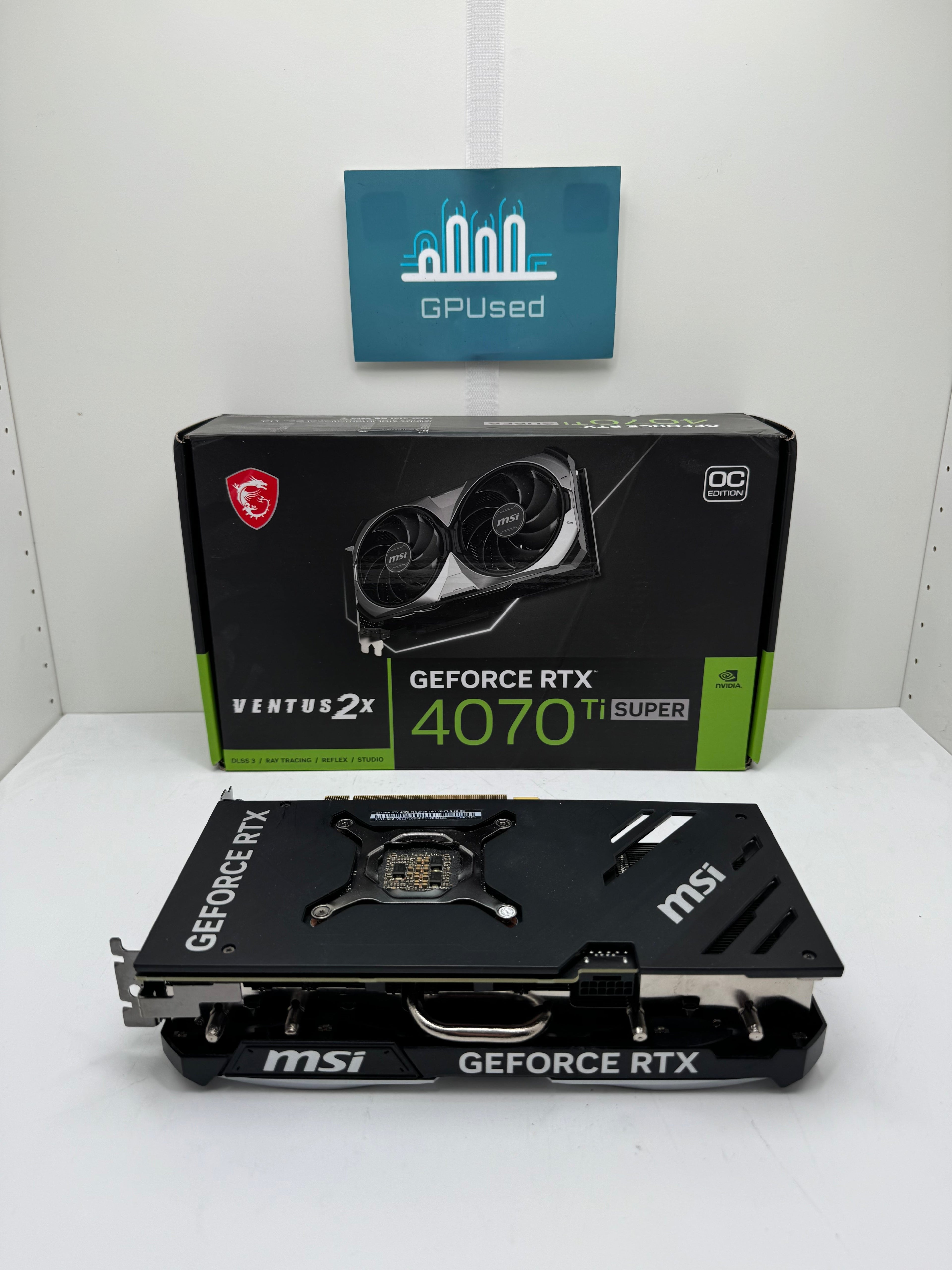 MSI Nvidia GeForce RTX 4070 Ti Super Ventus 2X 16GB GDDR6X - A