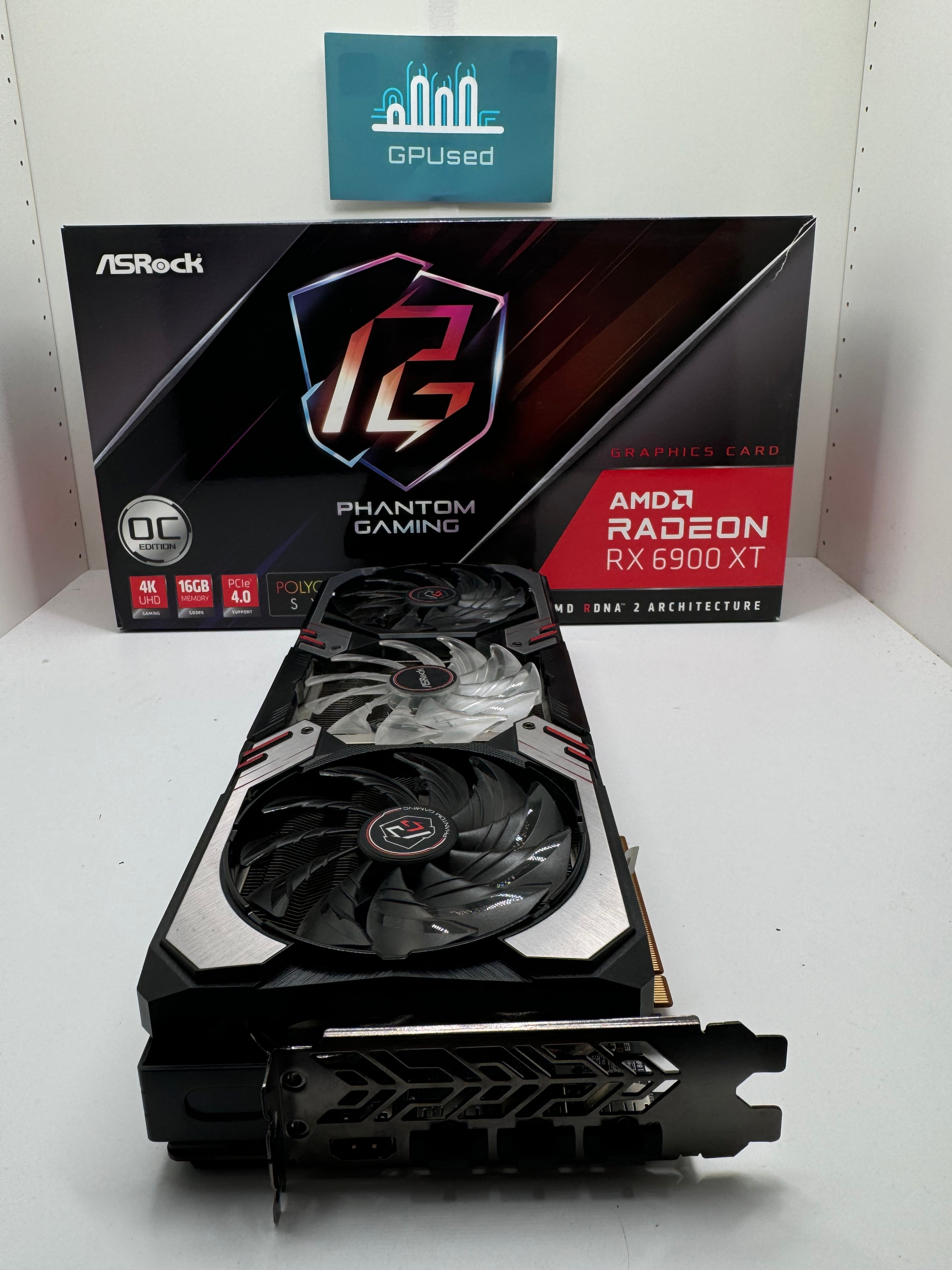 ASRock AMD Radeon RX 6900 XT Phantom Gaming OC 16GB GDDR6 - A