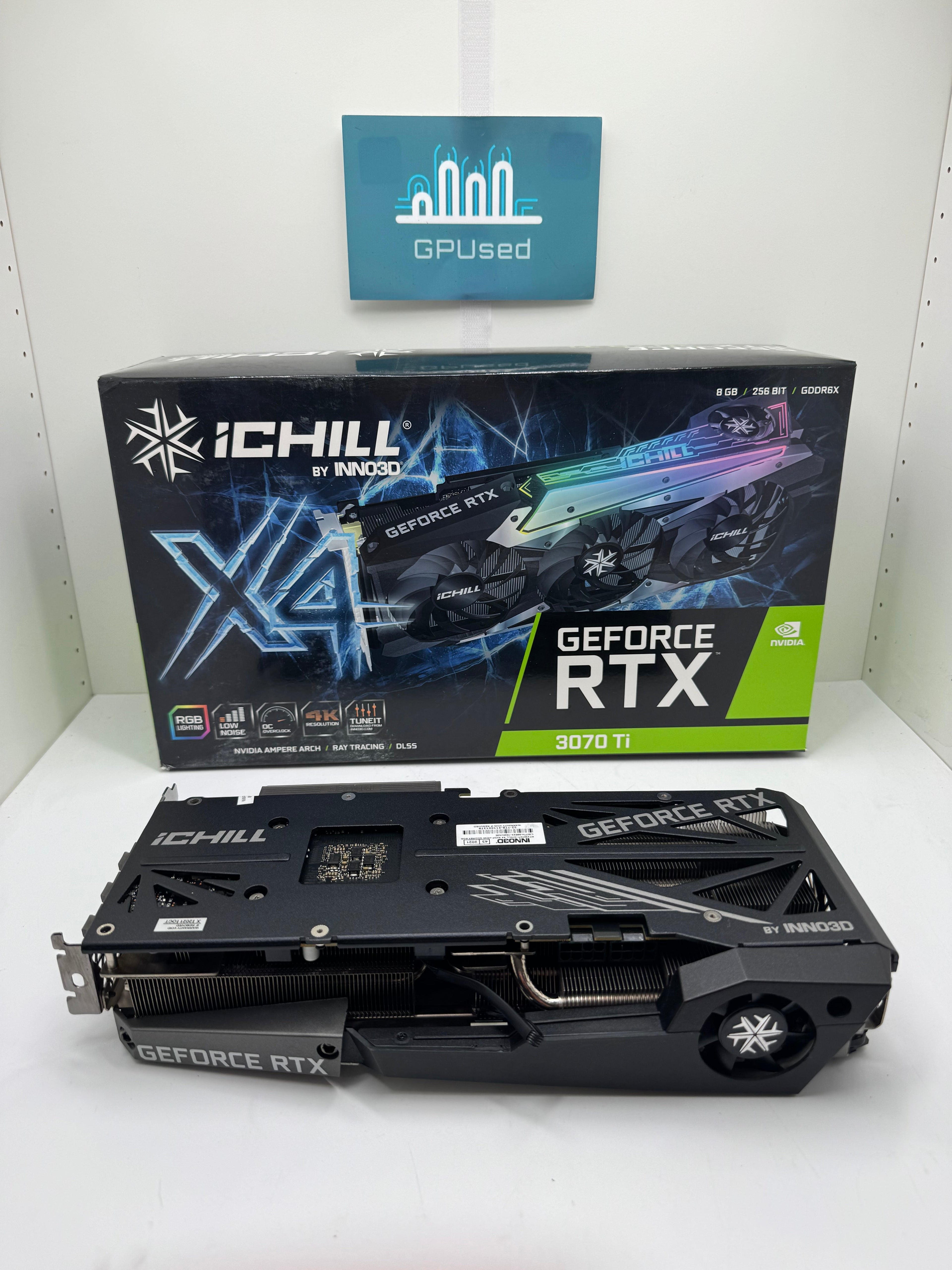 Inno3D Nvidia GeForce RTX 3070 Ti iChill X4 8GB GDDR6X - A - 10% Off (Was £249.99)