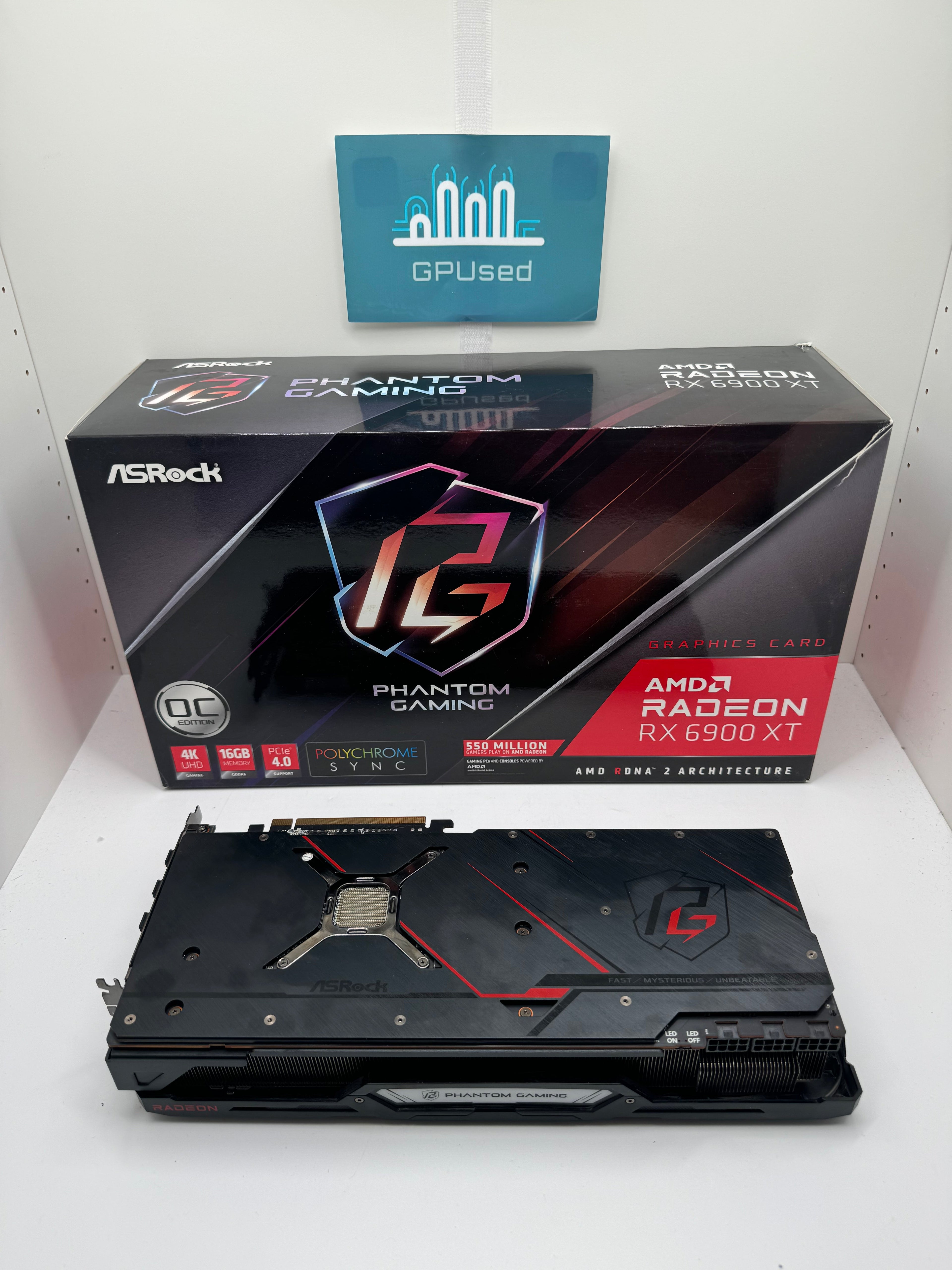 ASRock AMD Radeon RX 6900 XT Phantom Gaming OC 16GB GDDR6 - A