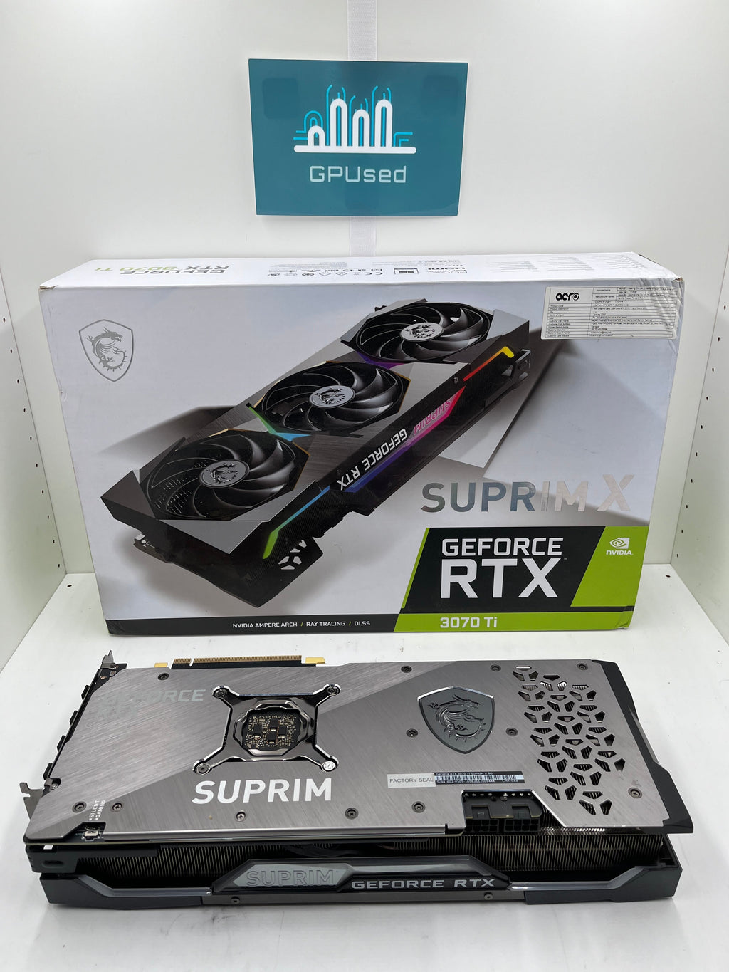 MSI Nvidia GeForce RTX 3070 Ti Suprim X 8GB GDDR6X - A - 10% Off (Was £299.99)