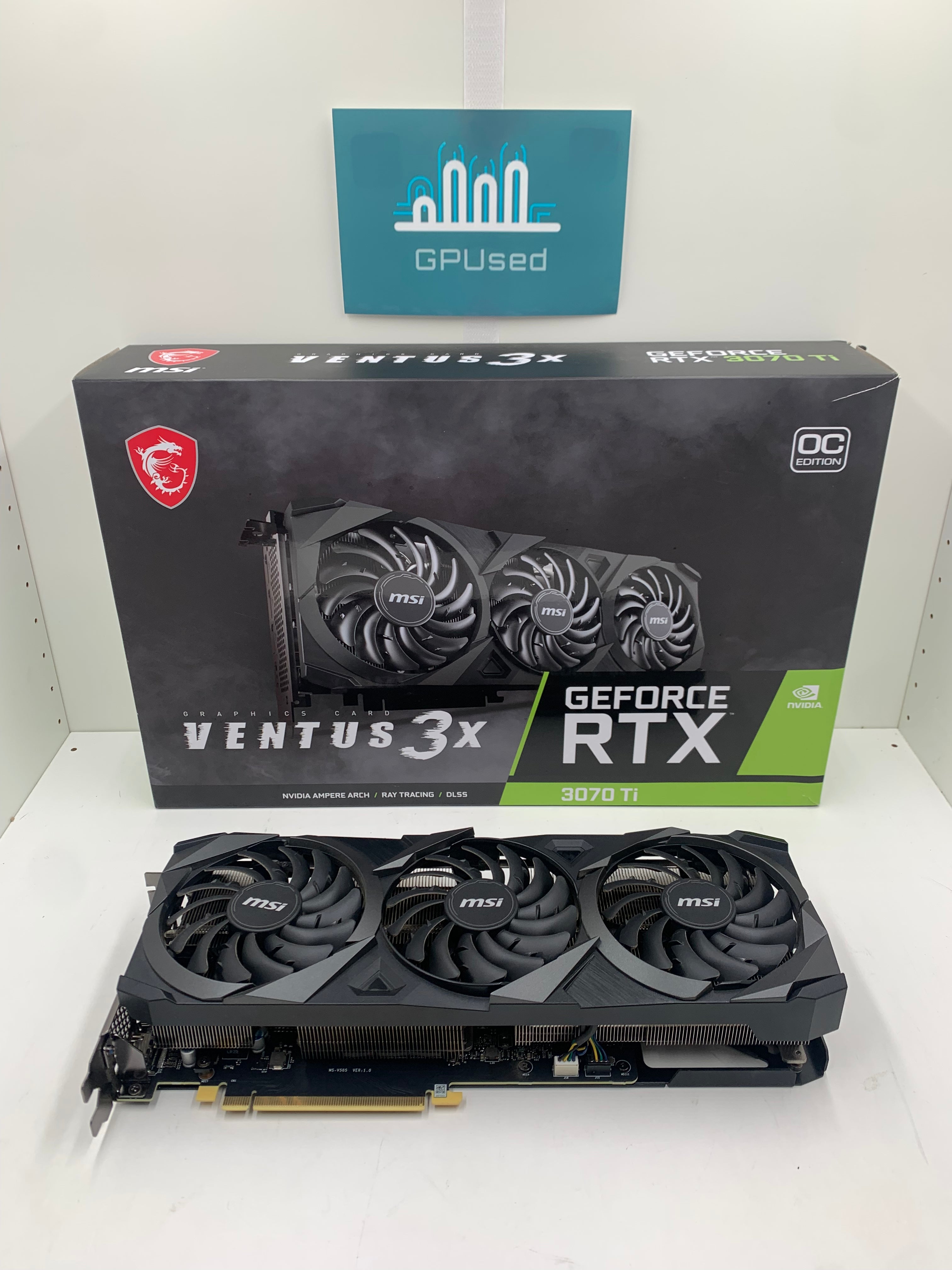 MSI Nvidia GeForce RTX 3070 Ti Ventus 3X 8GB GDDR6X - A - 10% Off (Was £249.99)