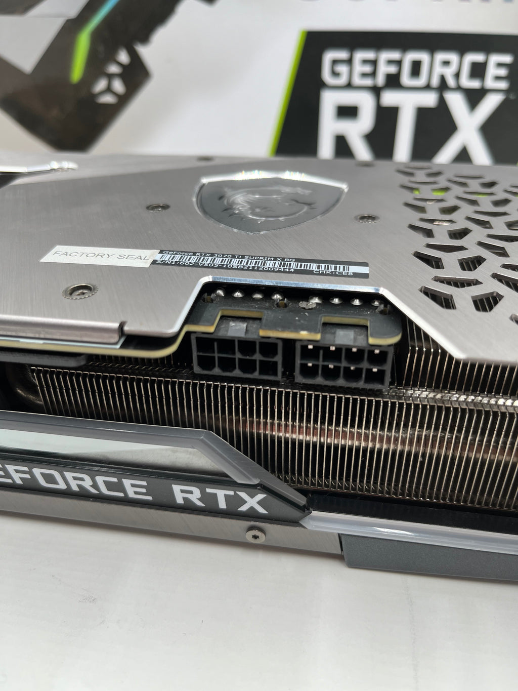 MSI Nvidia GeForce RTX 3070 Ti Suprim X 8GB GDDR6X - A - 10% Off (Was £299.99)