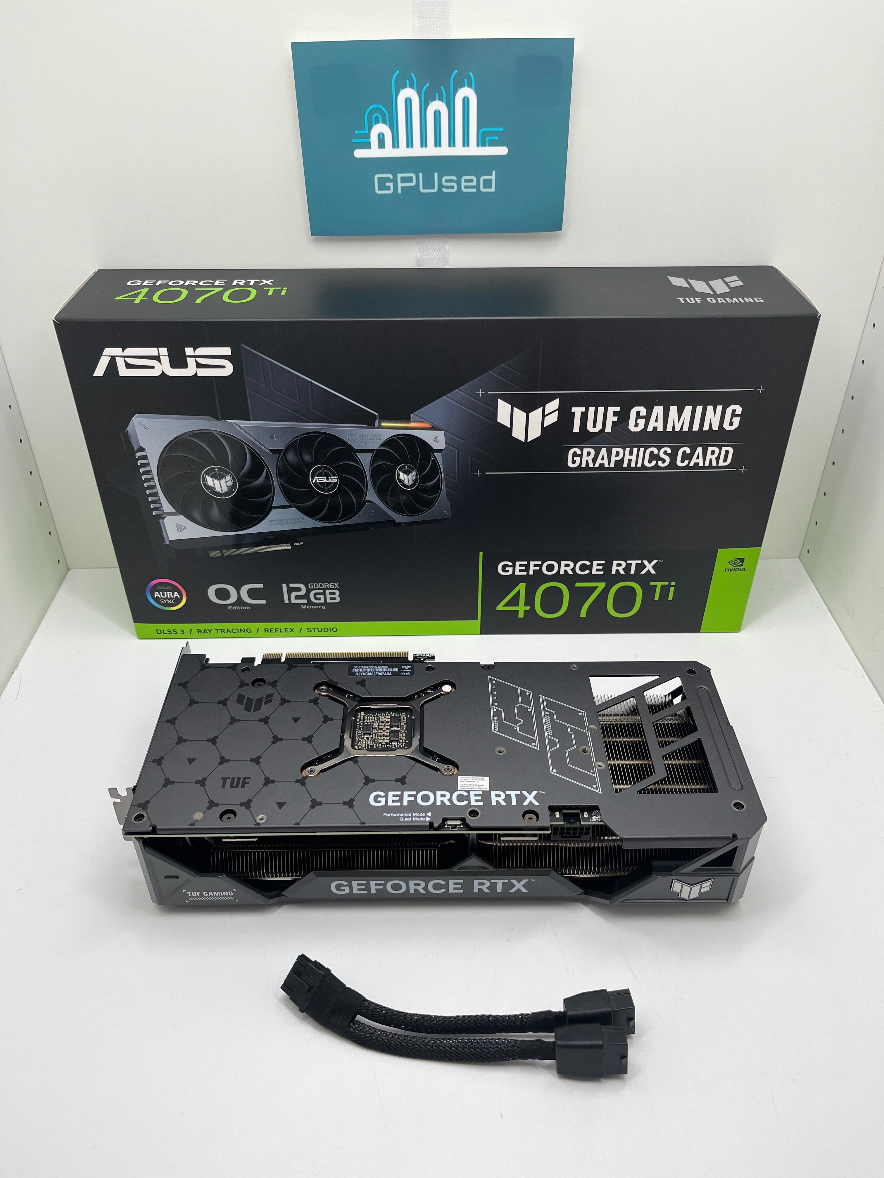 ASUS Nvidia GeForce RTX 4070 Ti Tuf 12GB GDDR6X - A
