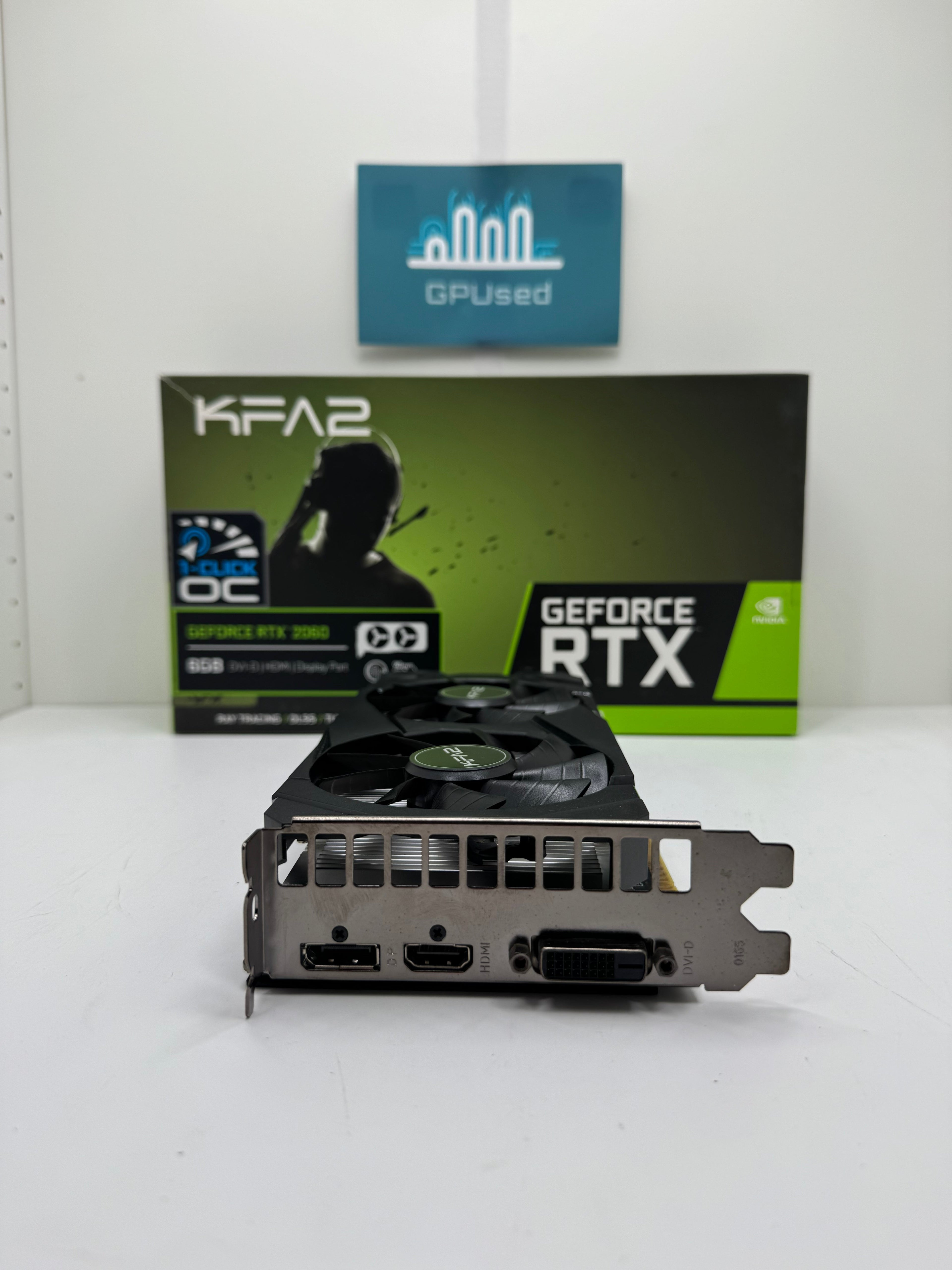 KFA2 Nvidia GeForce RTX 2060 1-Click OC 6GB GDDR6 - A