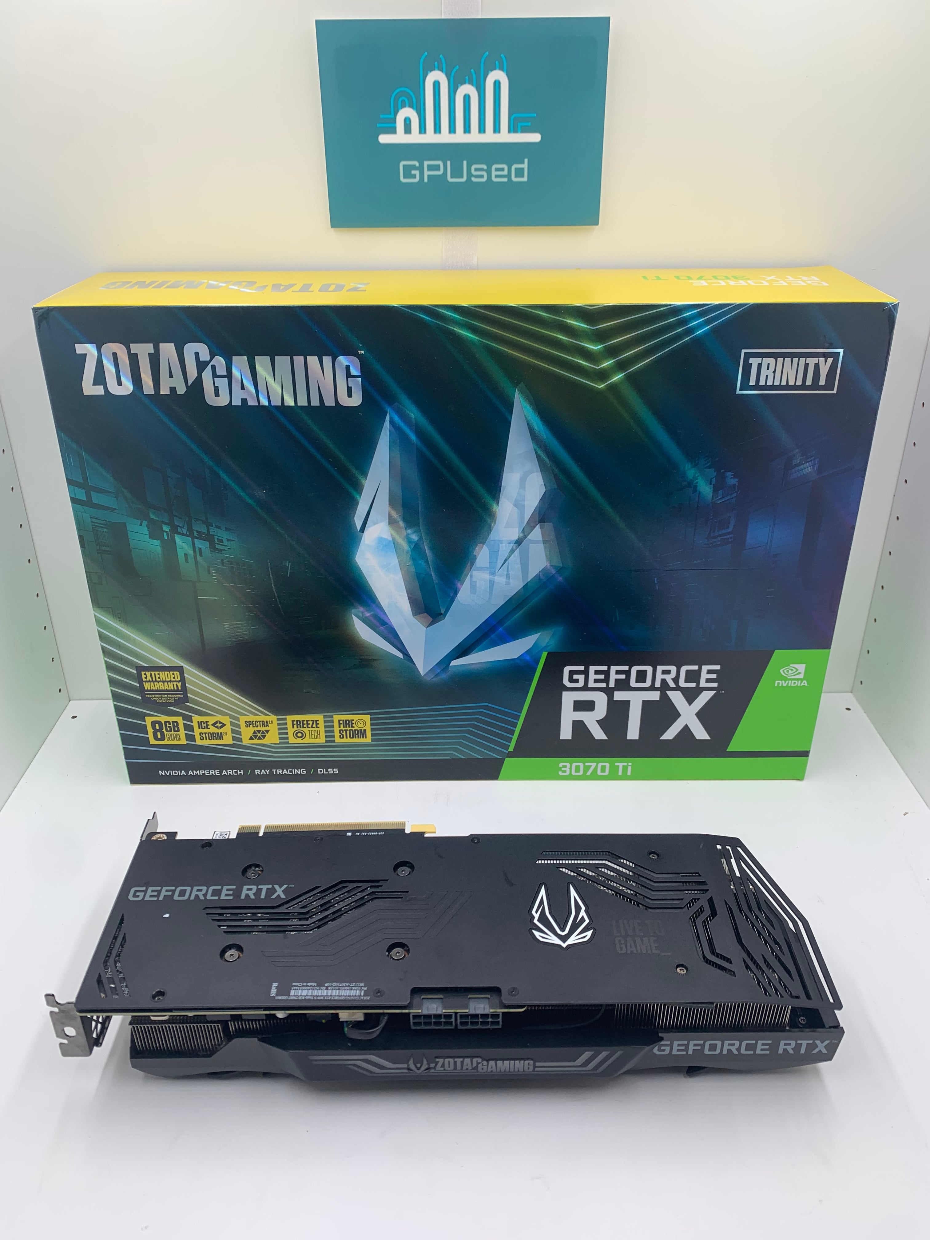 Zotac Nvidia GeForce RTX 3070 Ti Trinity 8GB GDDR6X - A - 10% Off (Was £239.99)