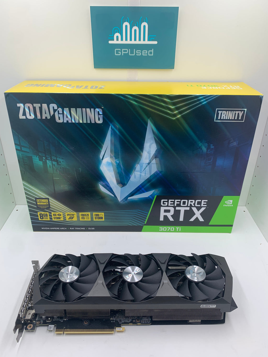 Zotac Nvidia GeForce RTX 3070 Ti Trinity 8GB GDDR6X - A - 10% Off (Was £239.99)