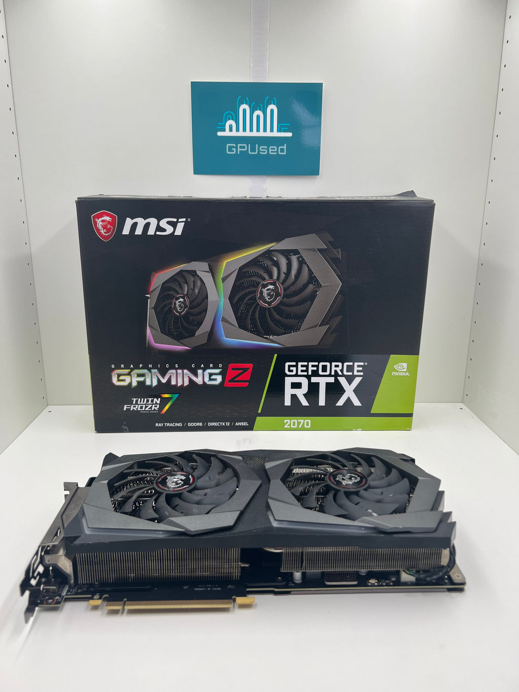 MSI Nvidia GeForce RTX 2070 Gaming Z 8GB GDDR6 - A