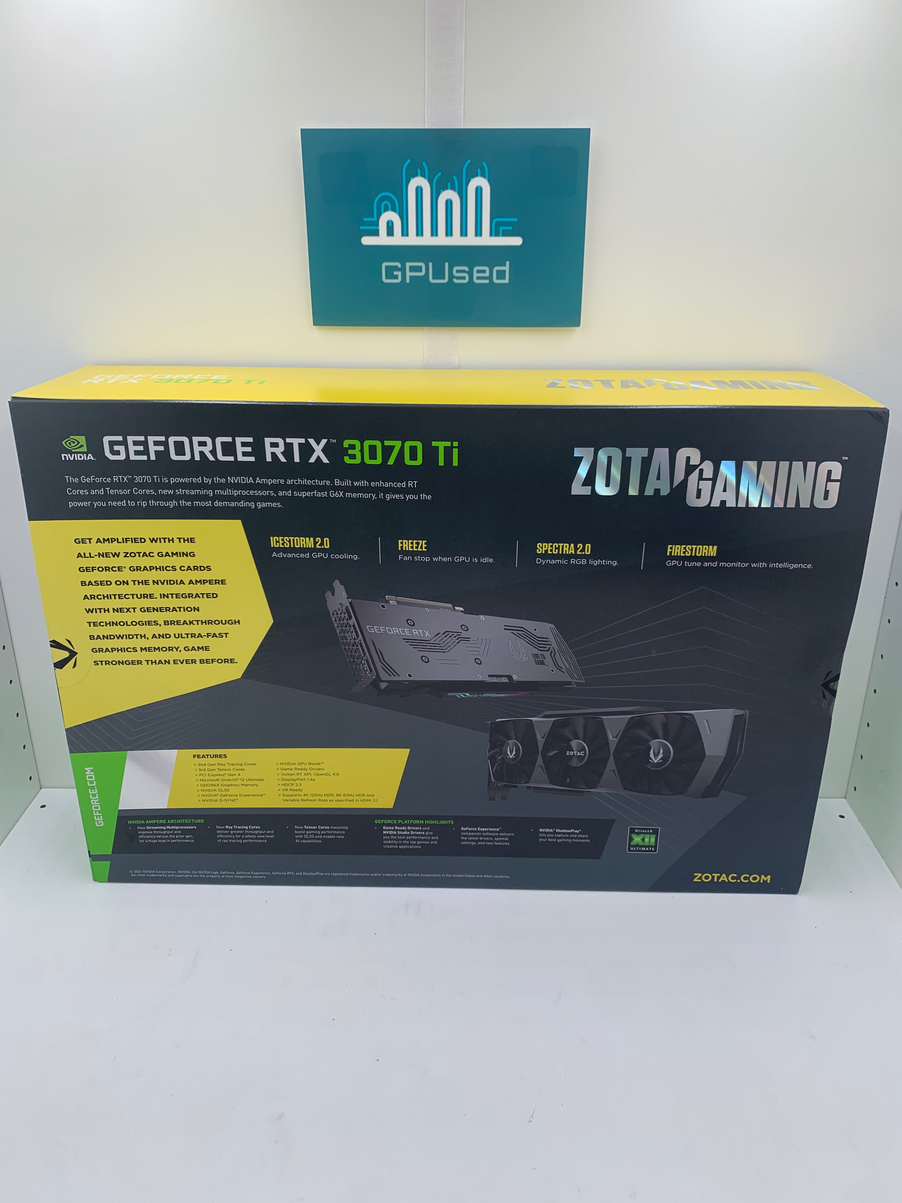Zotac Nvidia GeForce RTX 3070 Ti Trinity 8GB GDDR6X - A - 10% Off (Was £239.99)