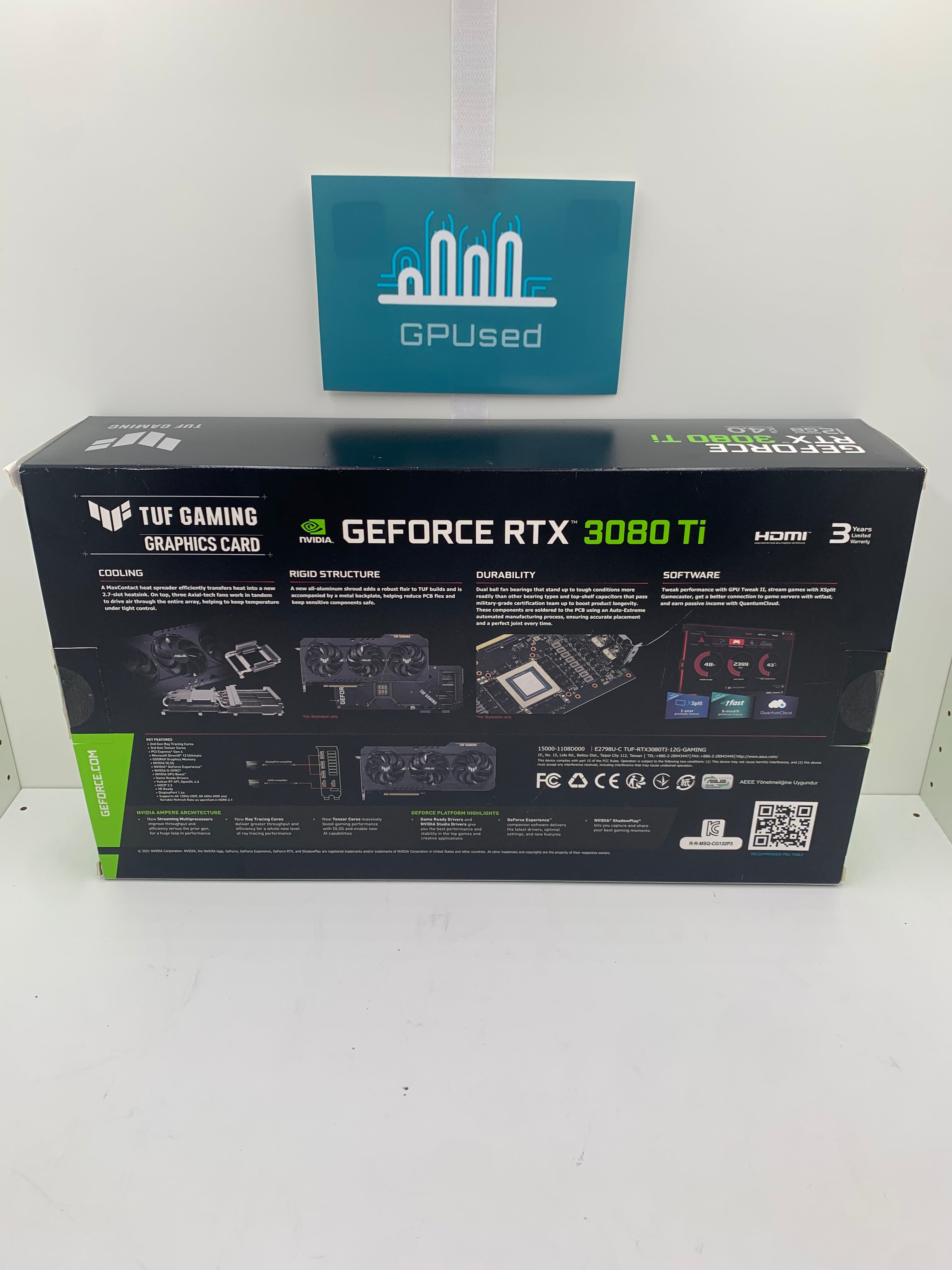 ASUS Nvidia GeForce RTX 3080 Ti TUF Gaming 12GB GDDR6X - A - 10% Off (Was £429.99)